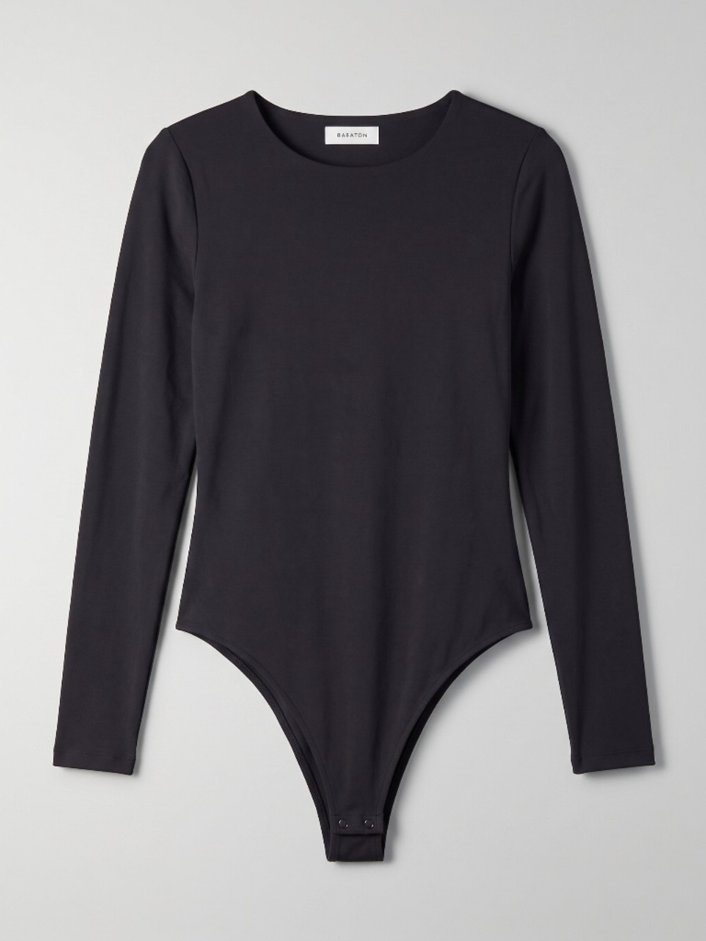 Aritzia Babaton Contour Crew Long Sleeve Bodysuit Black Size M
